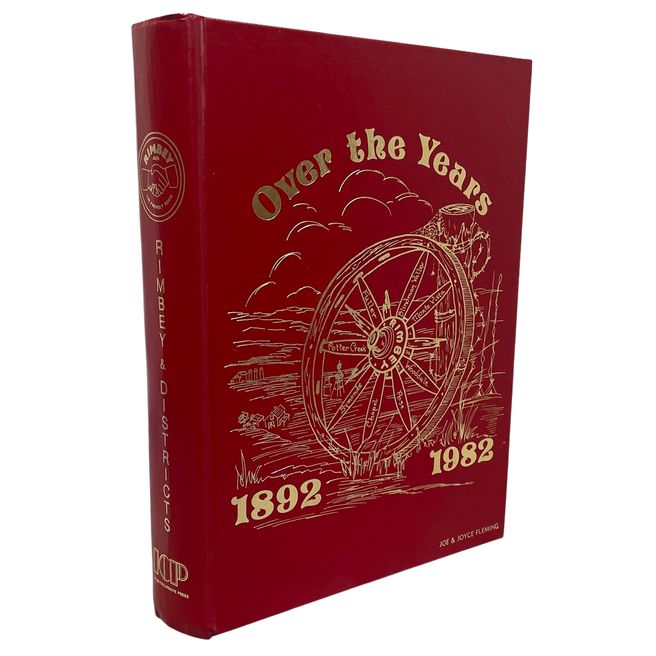 Over the Years Rimbey Fuller Alberta Canada Canadian Local History Used Book