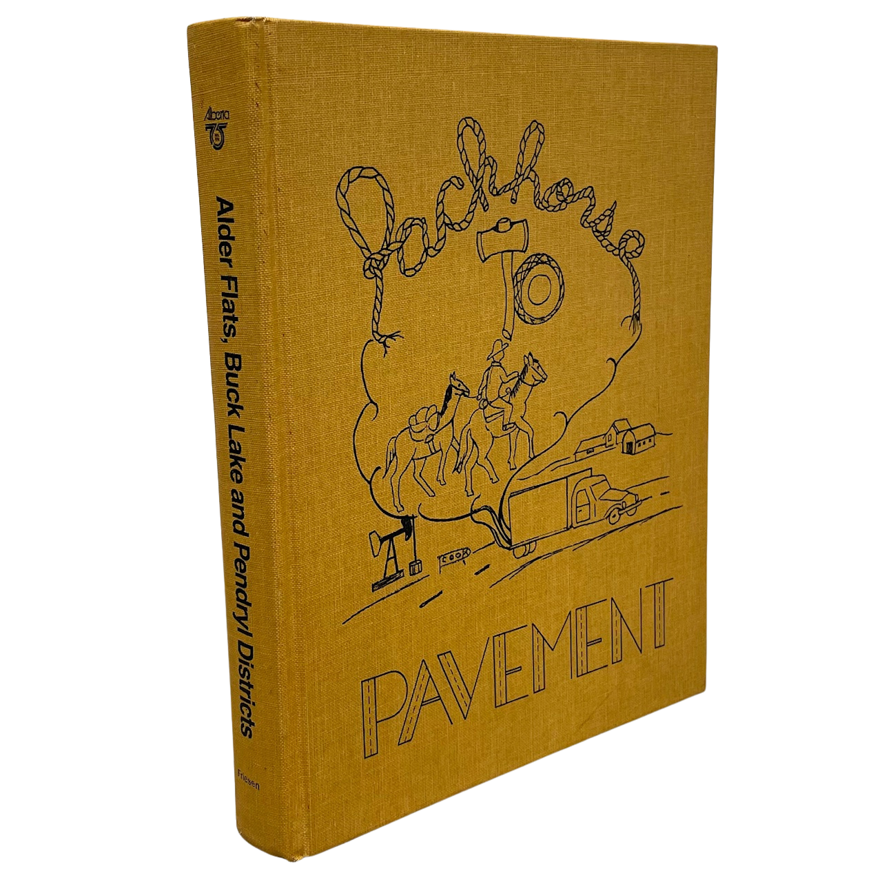 Packhorse Pavement Buck Lake Alder Flats Alberta Canada Canadian History Book