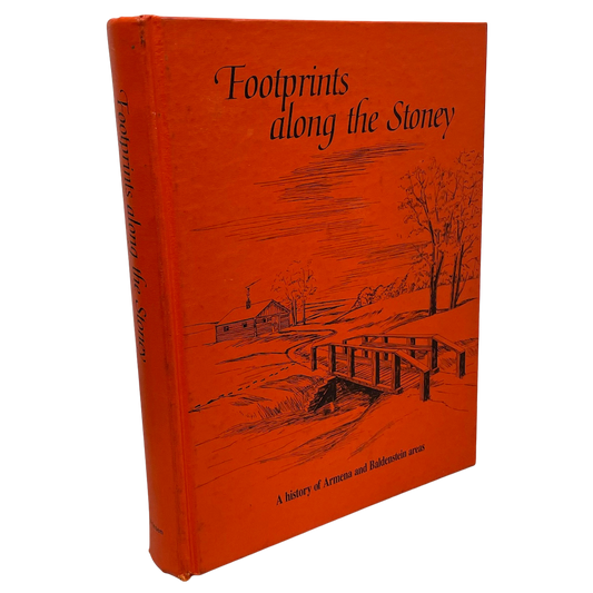 Footprints Along Stoney Armena Baldenstein Alberta Canada Camrose History Used Book