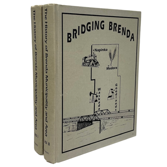 Bridging Brenda 2 Vols Waskada Manitoba Canada Medora Goodlands History Book