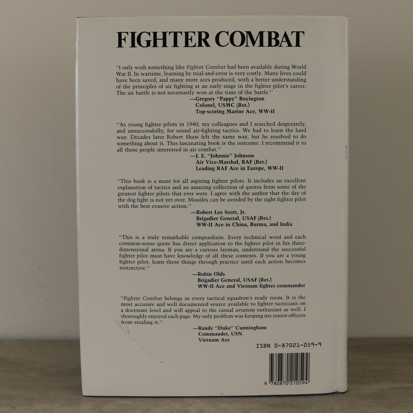 Fighter Combat Tactics Maneuvering Military Aviation Used Book Three